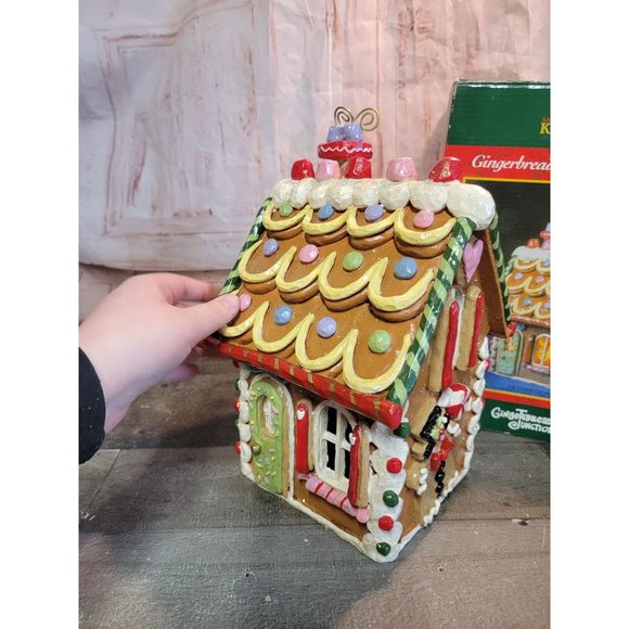 Santa's World Kurt S Adler Gingerbread Junction house village xmas decor - Picture 3 of 8